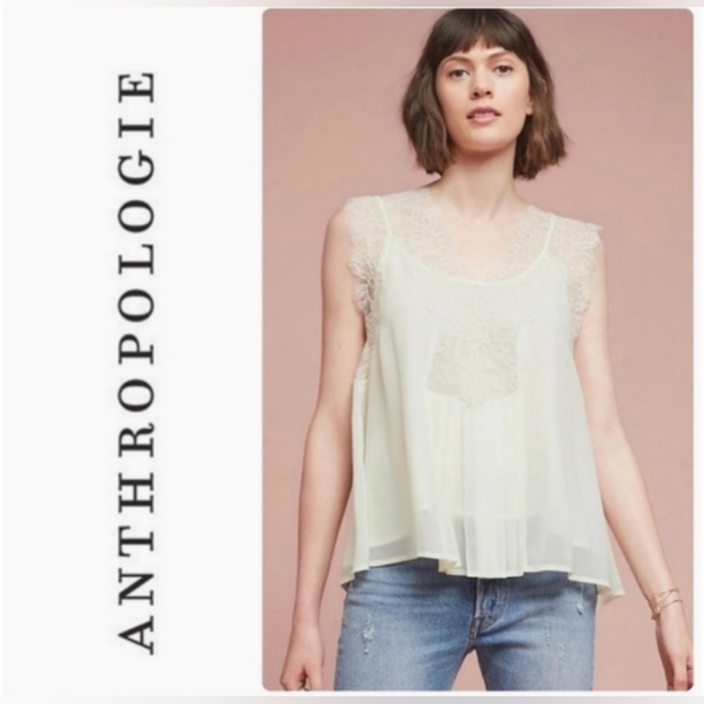 Anthropologie Love Sam Lace Blouse
